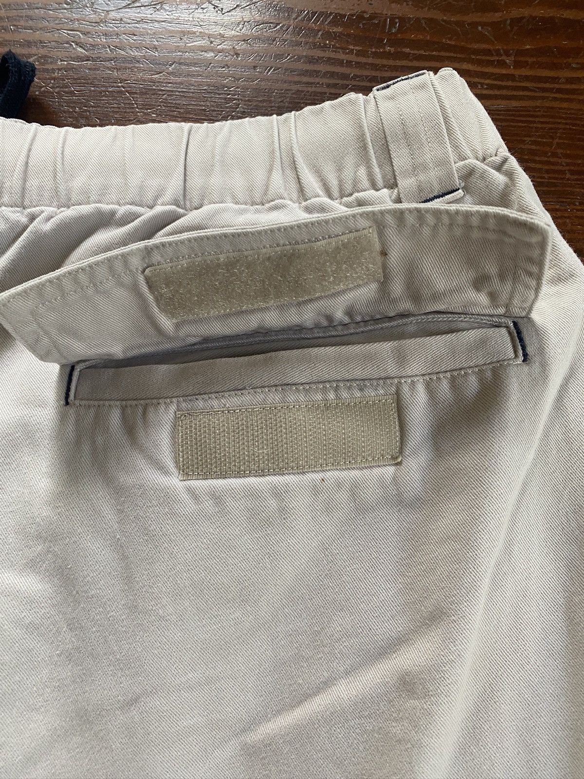 Ocean Pacific × Vintage Vintage 90’s Ocean Pacific Khaki Wide Leg Cargo Shorts Size US 36 / EU 52 - 4 Thumbnail