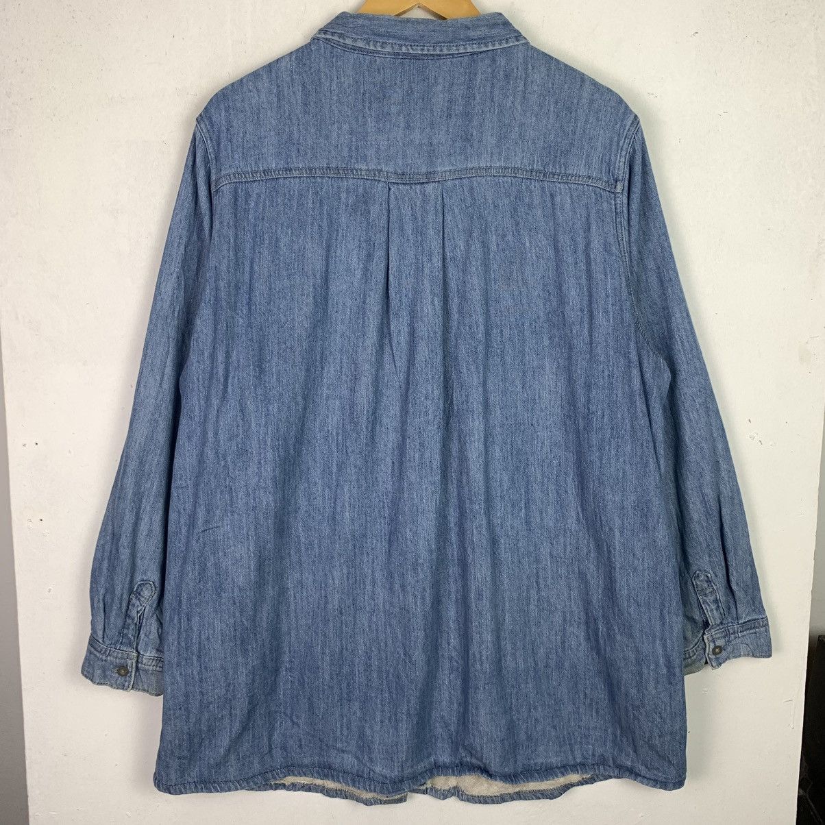 Japanese Brand Vintage Japanese brand Denim Buttop up shirt Size US XL / EU 56 / 4 - 10 Thumbnail