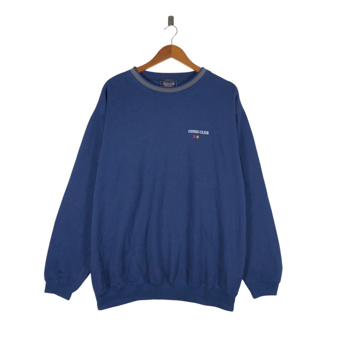 Guess GUESS CLUB Small Embroidery Logo Crewneck Sweatshirt Size US XXL / EU 58 / 5 - 1 Thumbnail