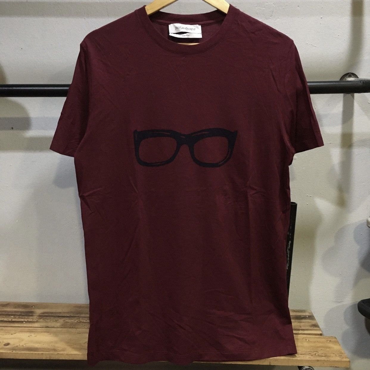 Yves Saint Laurent Yves Saint Laurent Glasses Design T-Shirts Size US M / EU 48-50 / 2 - 1 Thumbnail