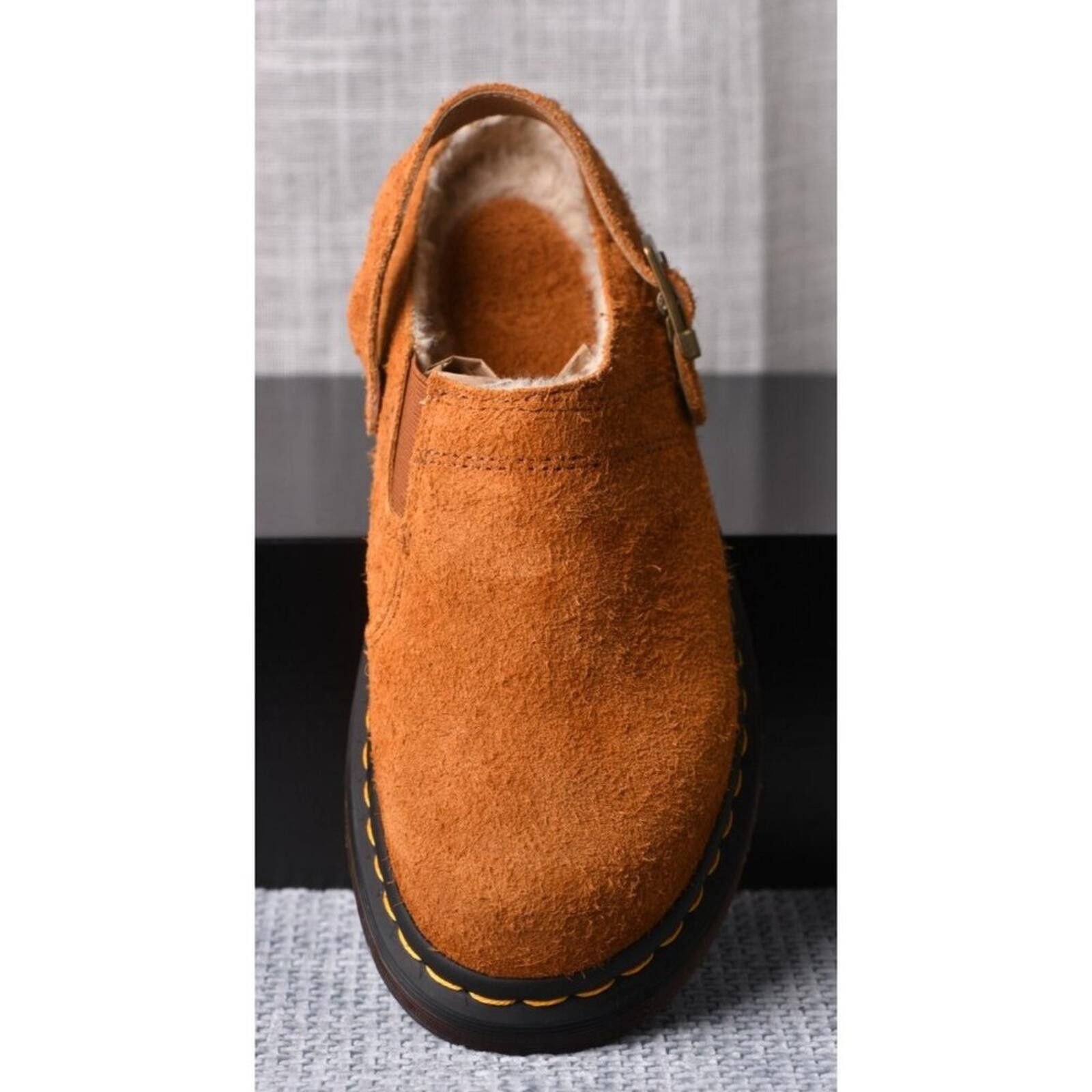 Dr. Martens Dr. Martens Isham Long Napped Suede Mules | NJ004 Size US 7 / IT 37 - 10 Thumbnail