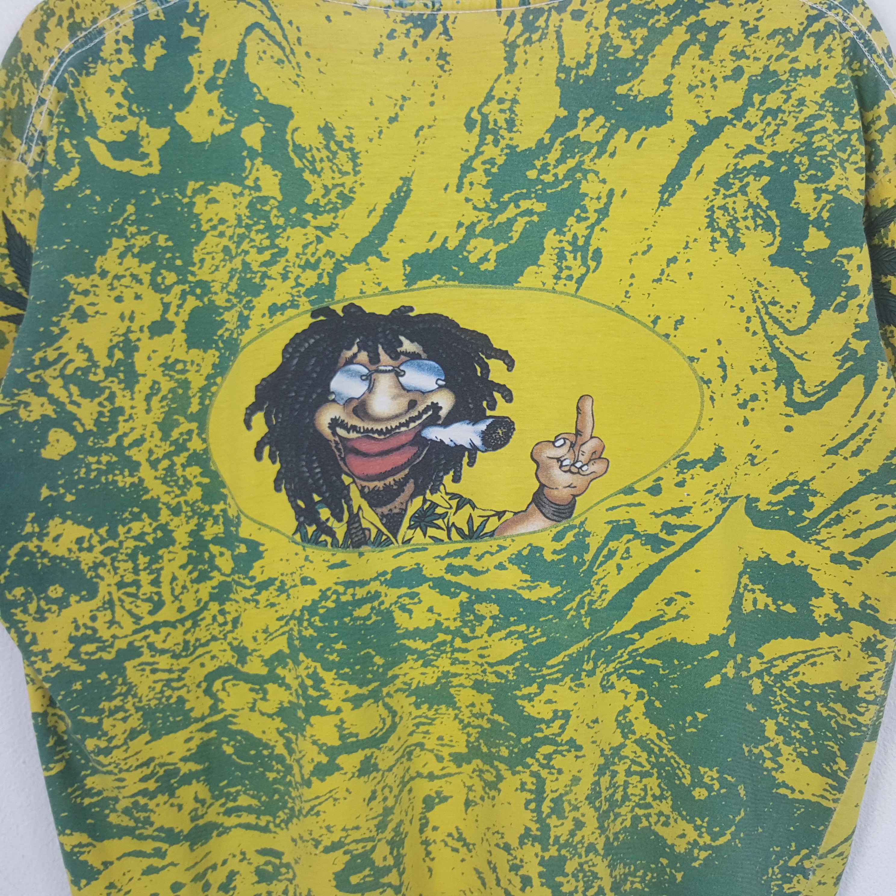 Band Tees Vintage Bob Marley Jamaica Reggae Weed Tshirt RR1 Size US XL / EU 56 / 4 - 4 Thumbnail