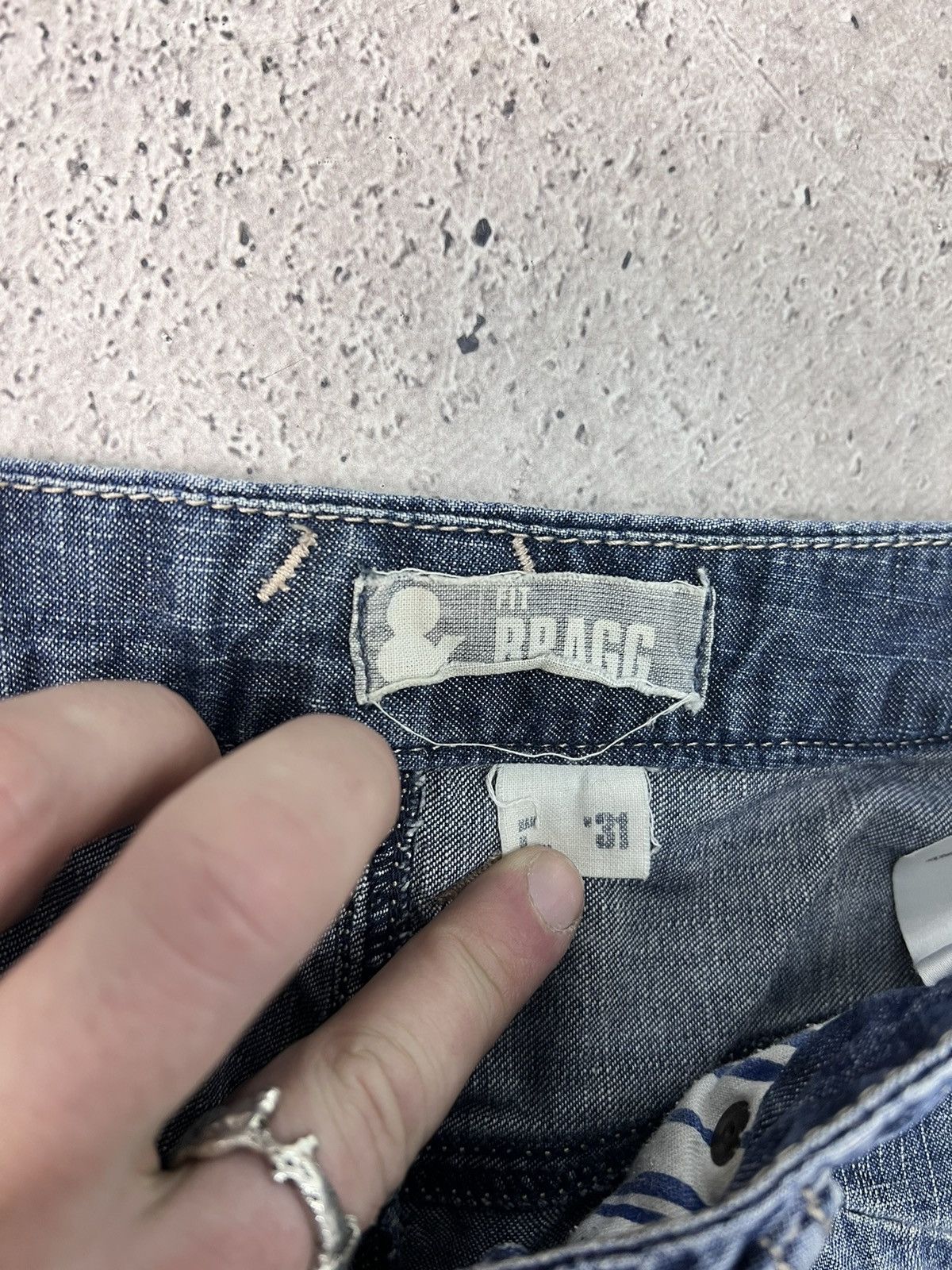 Diesel VTG Balenciaga Style Diesel Baggy Washed Jeans y2k Size US 31 - 6 Thumbnail