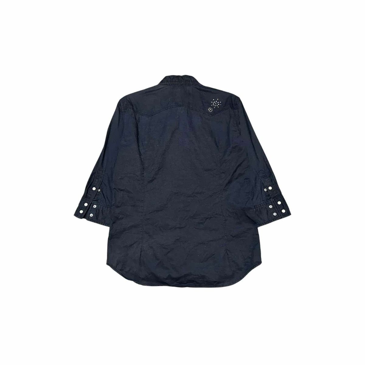 Hysteric Glamour × If Six Was Nine × Japanese Brand 🔥Sick Y2K Stopges & Co Studded Western Shirt Black Size US XL / EU 56 / 4 - 7 Thumbnail