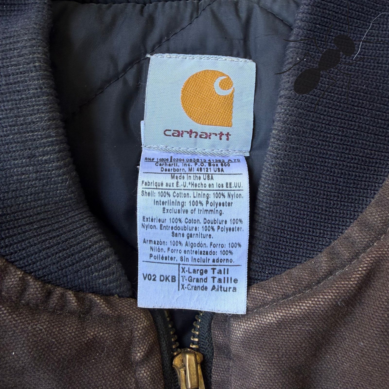 Carhartt × Vintage Carhartt V02 DKB brown work wear vest Size US XL / EU 56 / 4 - 2 Thumbnail