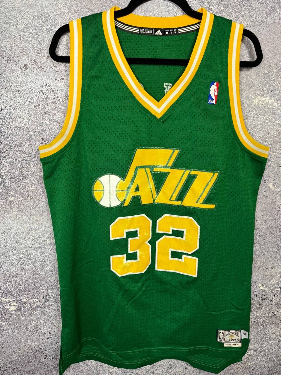 Adidas × NBA CARL MALONE Utah Jazz 2013 NBA Adidas Jersey Size US M / EU 48-50 / 2 - 4 Thumbnail