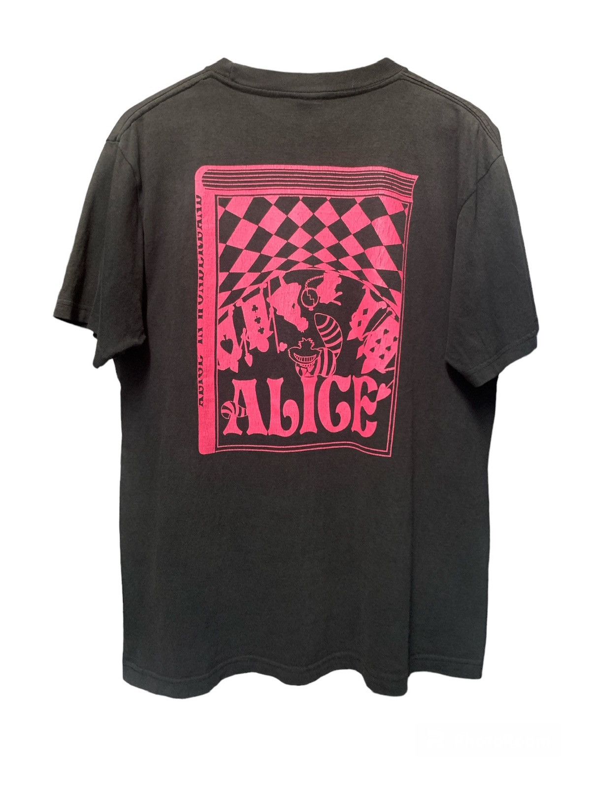 Vintage Alice In Wonderland Winter Party Cheshire Cat Tee, image size:1200x1599