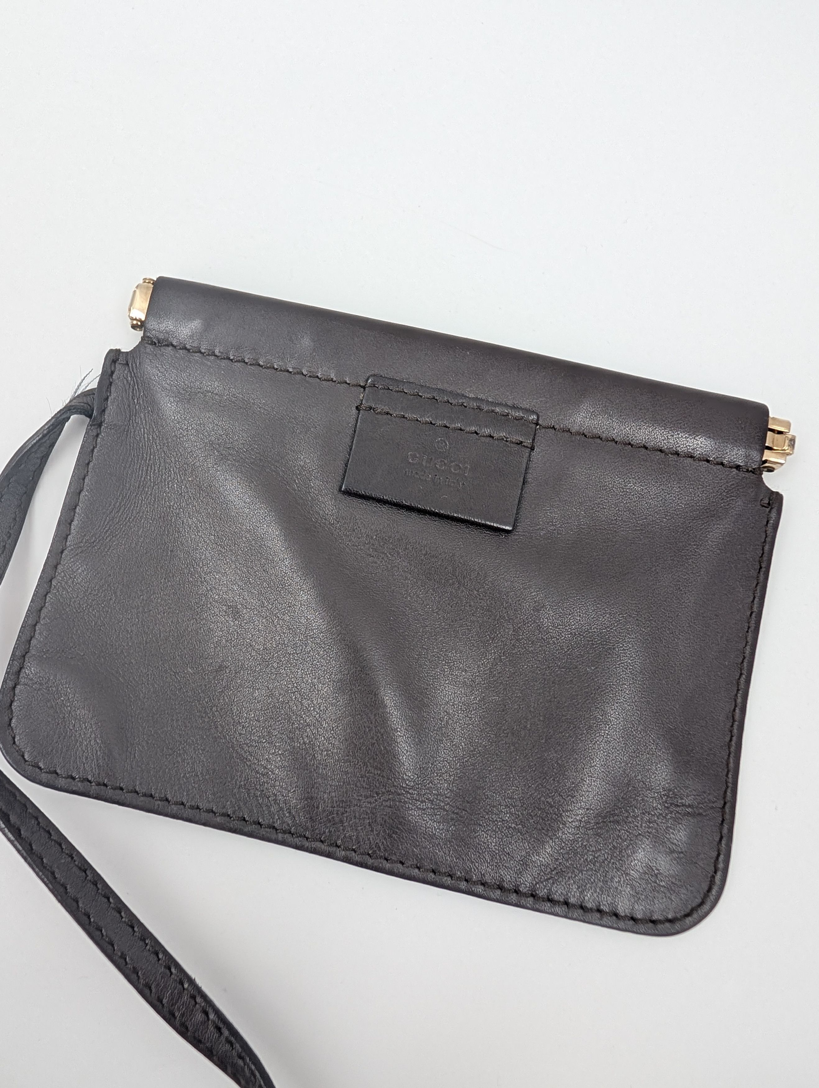 Gucci Gucci Brown Lambskin Moon Hobo Shoulder Bag Size ONE SIZE - 10 Thumbnail