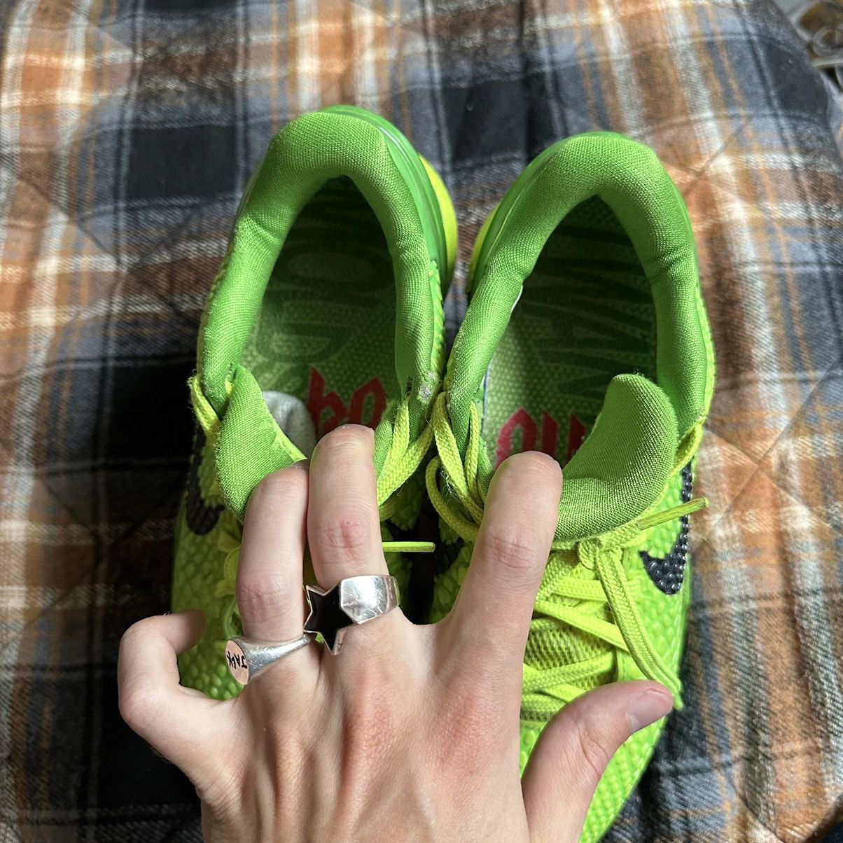 Nike 2020 Nike Zoom Green Kobe 6 Proto Grinch Size US 6.5 / EU 39-40 - 9 Thumbnail