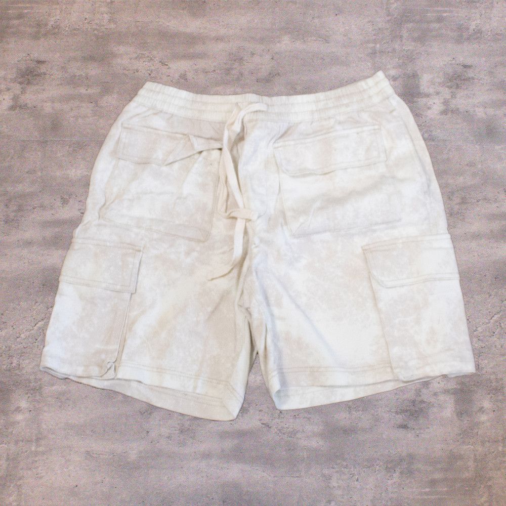 Urban Outfitters Standard Cloth Multi Pocket Printed White Shorts Size US 30 / EU 46 - 1 Thumbnail