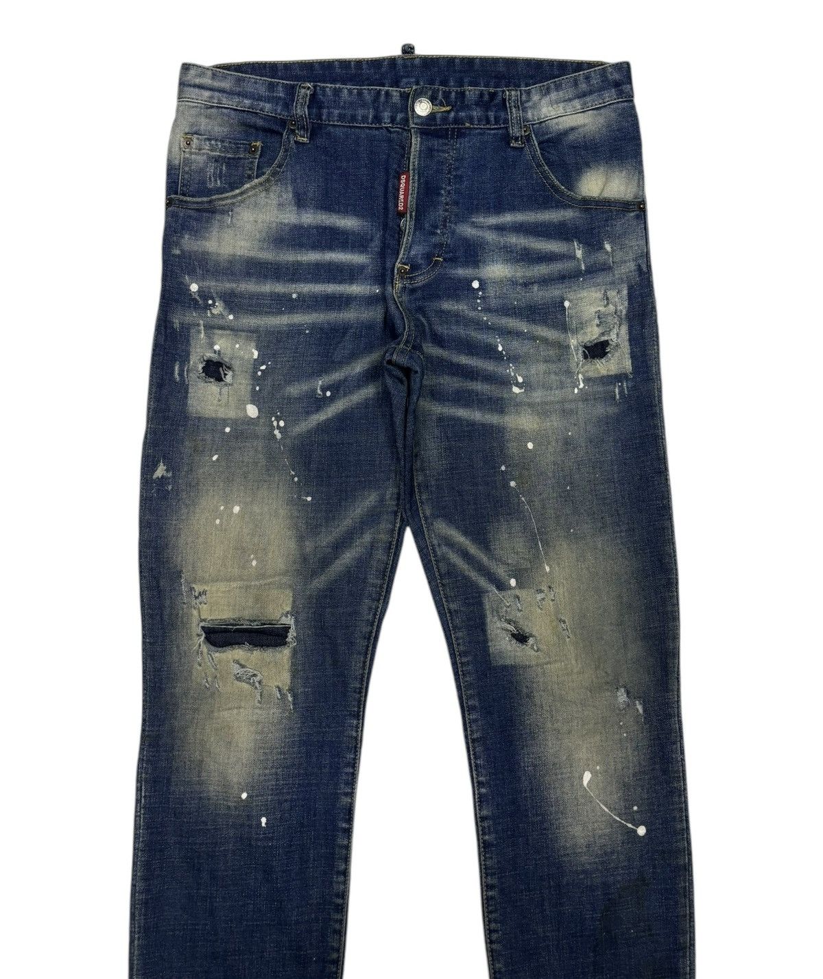 Dsquared2 🔥DSQUARED2 Italy Painter Distressed Denim Jeans Size US 34 / EU 50 - 3 Thumbnail