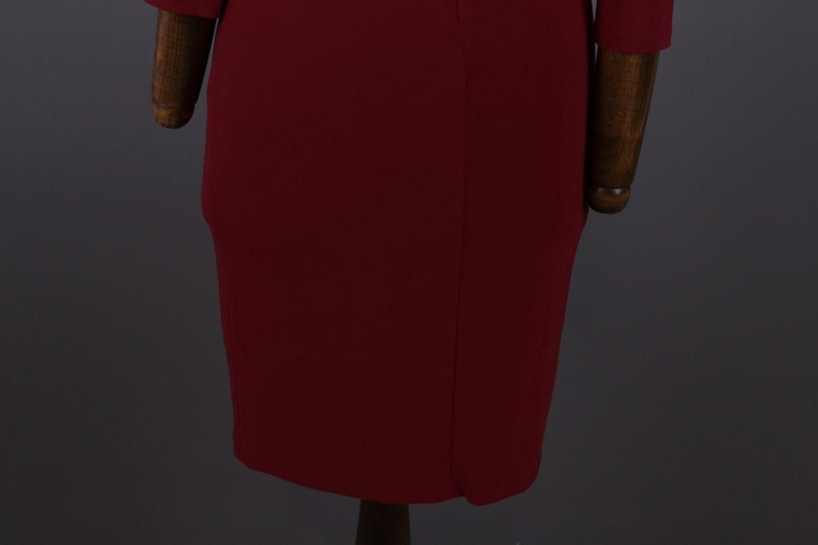 Lauren Ralph Lauren Lauren Ralph Lauren Burgundy Midi Lenght Dress Size 4 Size S / US 4 / IT 40 - 11 Thumbnail