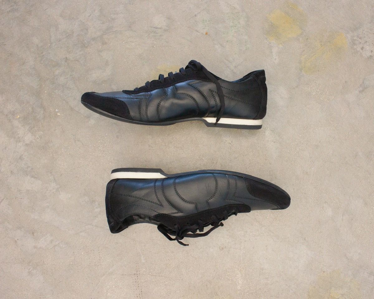 Salvatore Ferragamo Salvatore Ferragamo Men’s Black Suede Sneaker Shoes SZ:11.5 Size US 11.5 / EU 44-45 - 14 Thumbnail