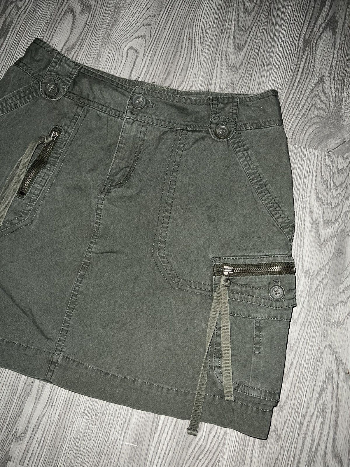 Japanese Brand Vintage cargo skirt 🧩🖤 Size 28" / US 6 / IT 42 - 6 Thumbnail