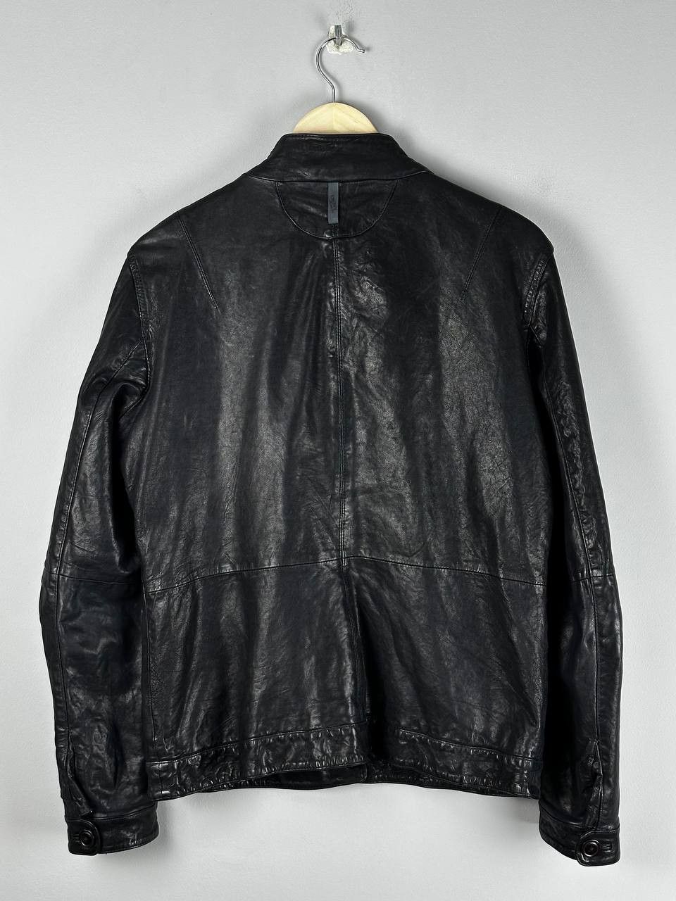 DKNY Vintage Indie Sleaze DKNY Racing Leather Jacket Size US M / EU 48-50 / 2 - 8 Thumbnail