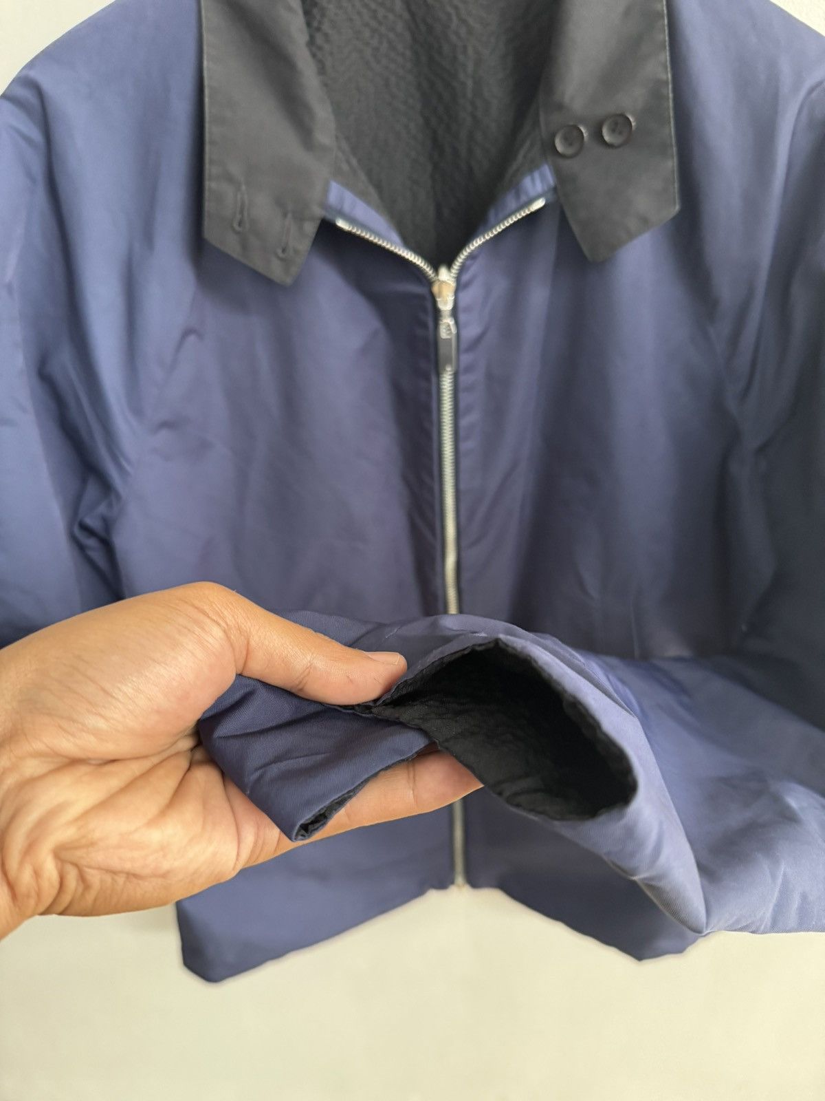 Balenciaga (12SS) BALENCIAGA PARIS CUTTON SILK LINEN REVERSIBLE JACKET Size US M / EU 48-50 / 2 - 9 Thumbnail