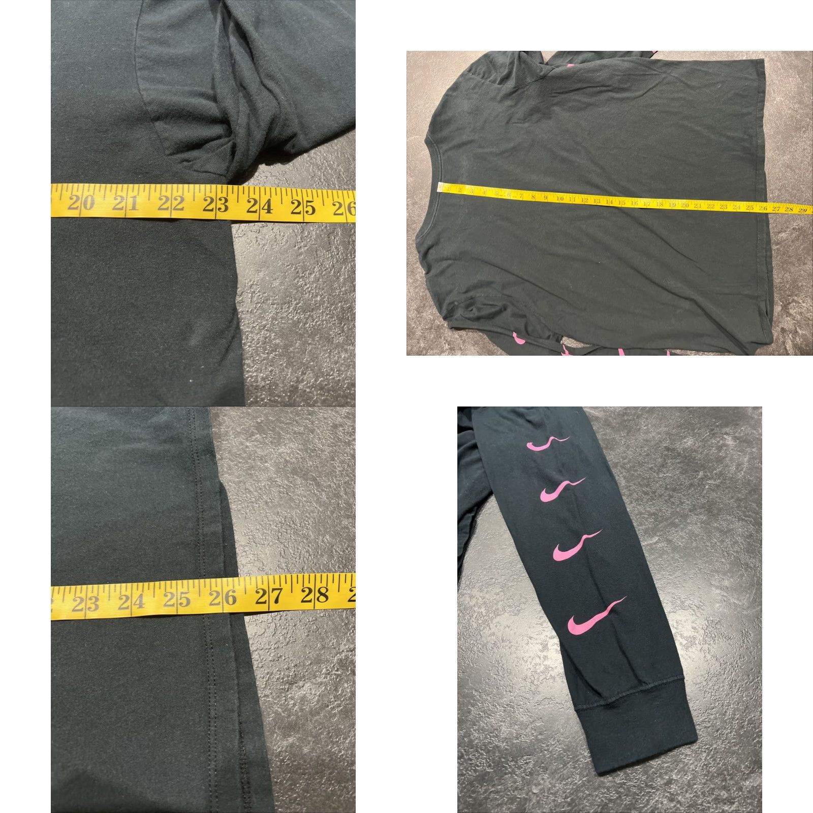 Nike NIKE SB Shirt XL Regular Fit Black Long Sleeve Tee Skateboarding Swoosh Mens Size US XL / EU 56 / 4 - 8 Thumbnail