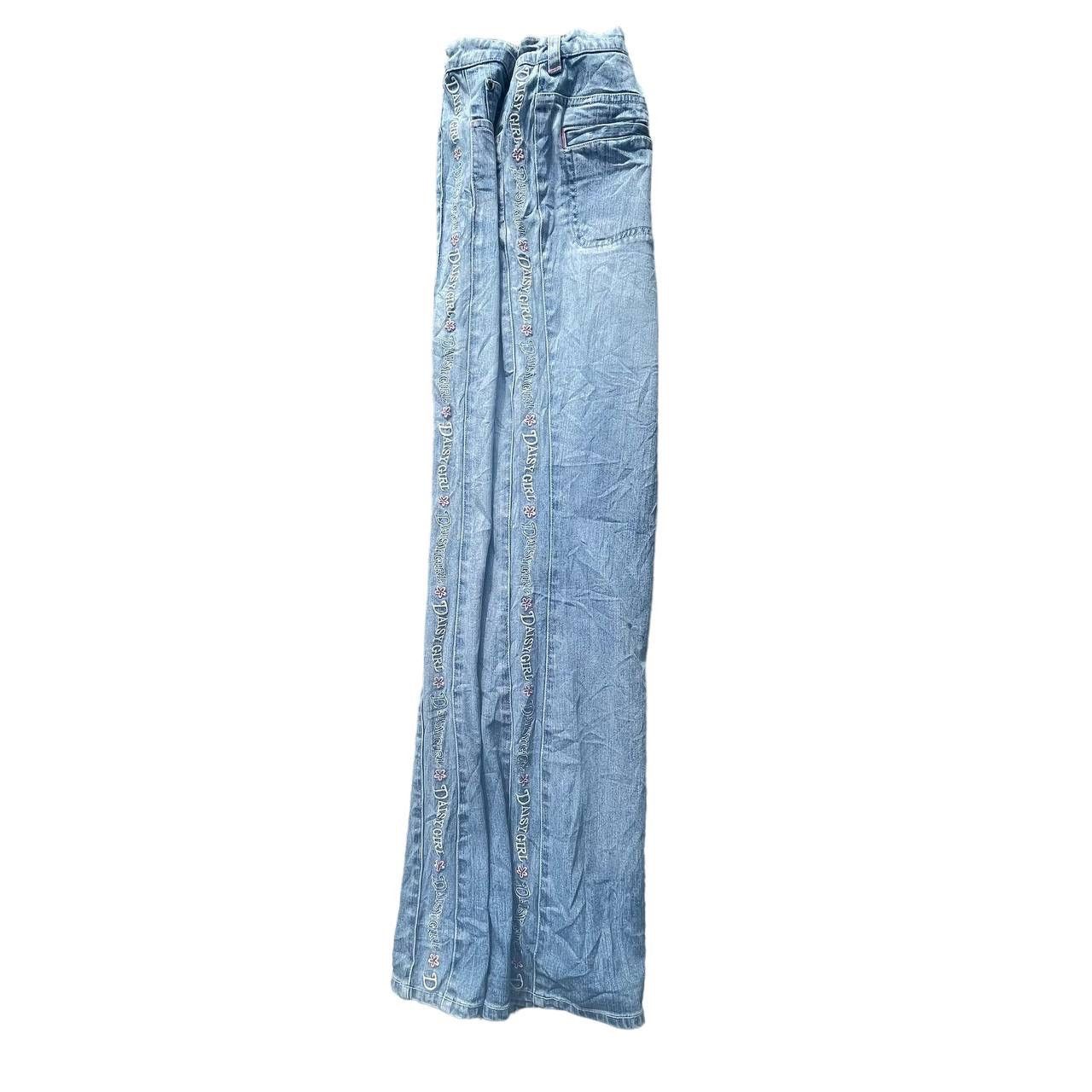 Beauty Beast × Hysteric Glamour × Vintage Vintage Daisy Lovers Embroided Side Tap Flare Denim Pants Size 28" / US 6 / IT 42 - 6 Thumbnail