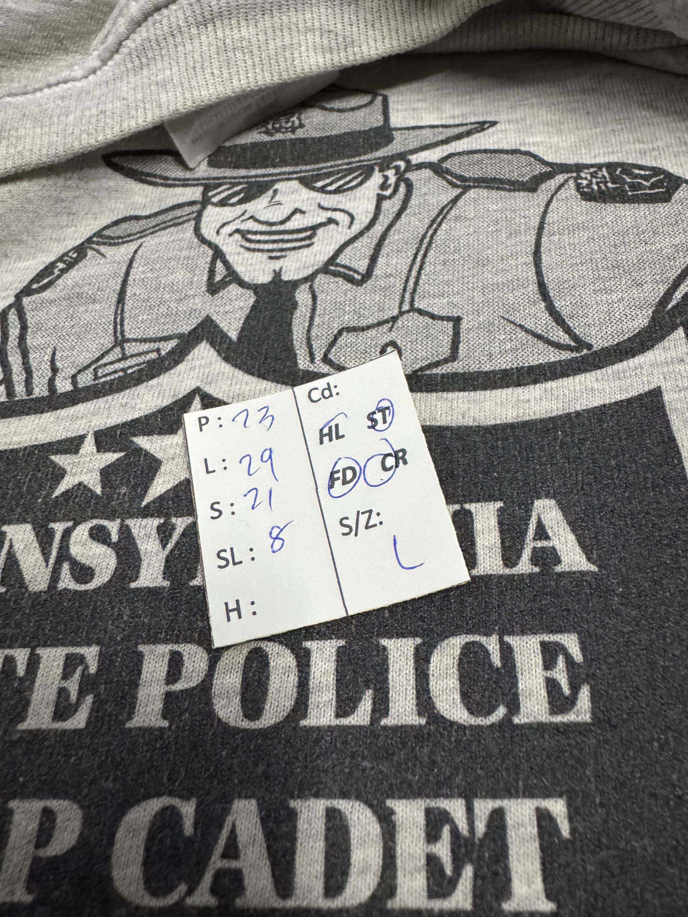 Vintage VINTAGE 90'S PENNSYLVANIA STATE POLICE CADET TEE VERY RARE Size US L / EU 52-54 / 3 - 19 Thumbnail