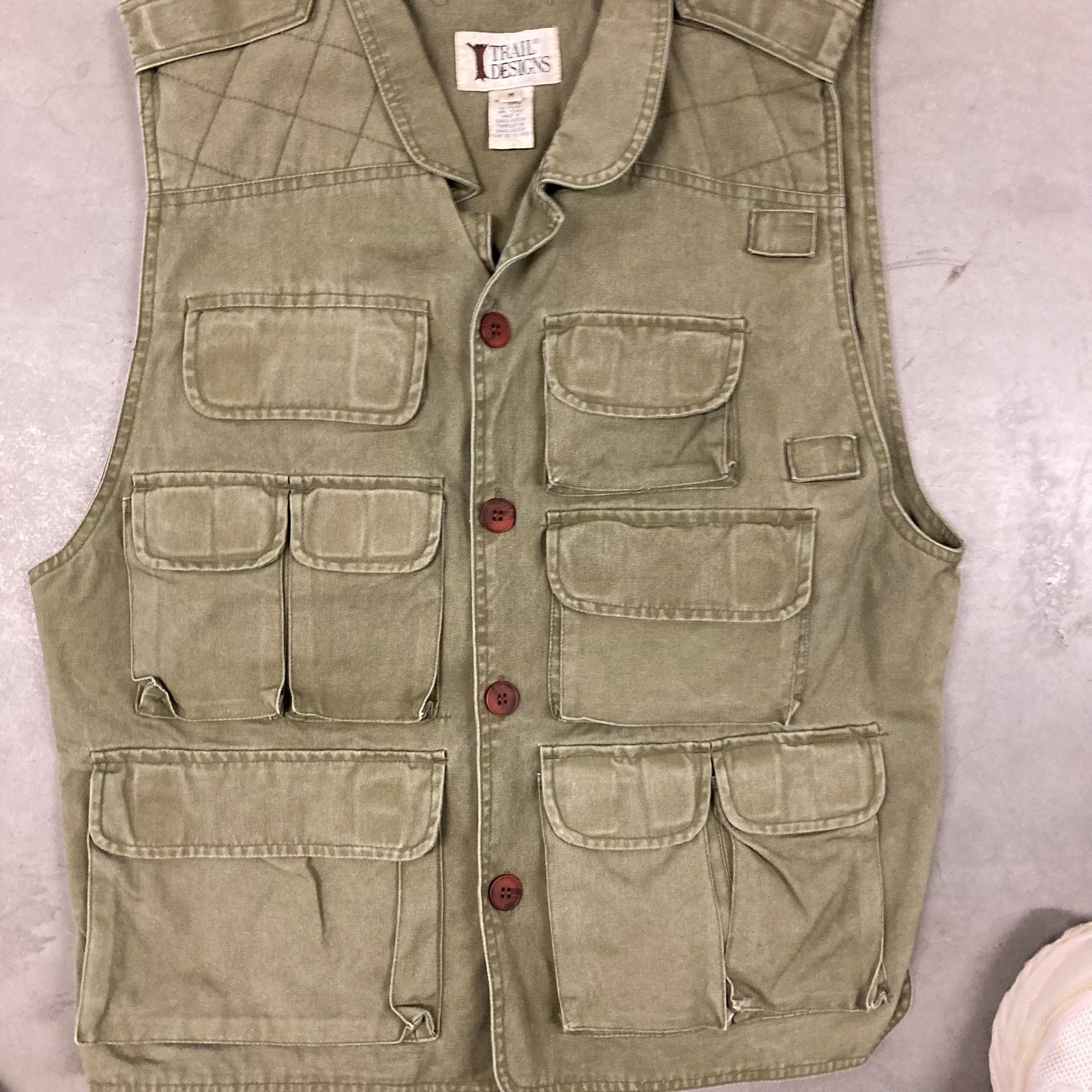 Vintage vintage 90s tactical cargo vest jacket Size US M / EU 48-50 / 2 - 3 Thumbnail