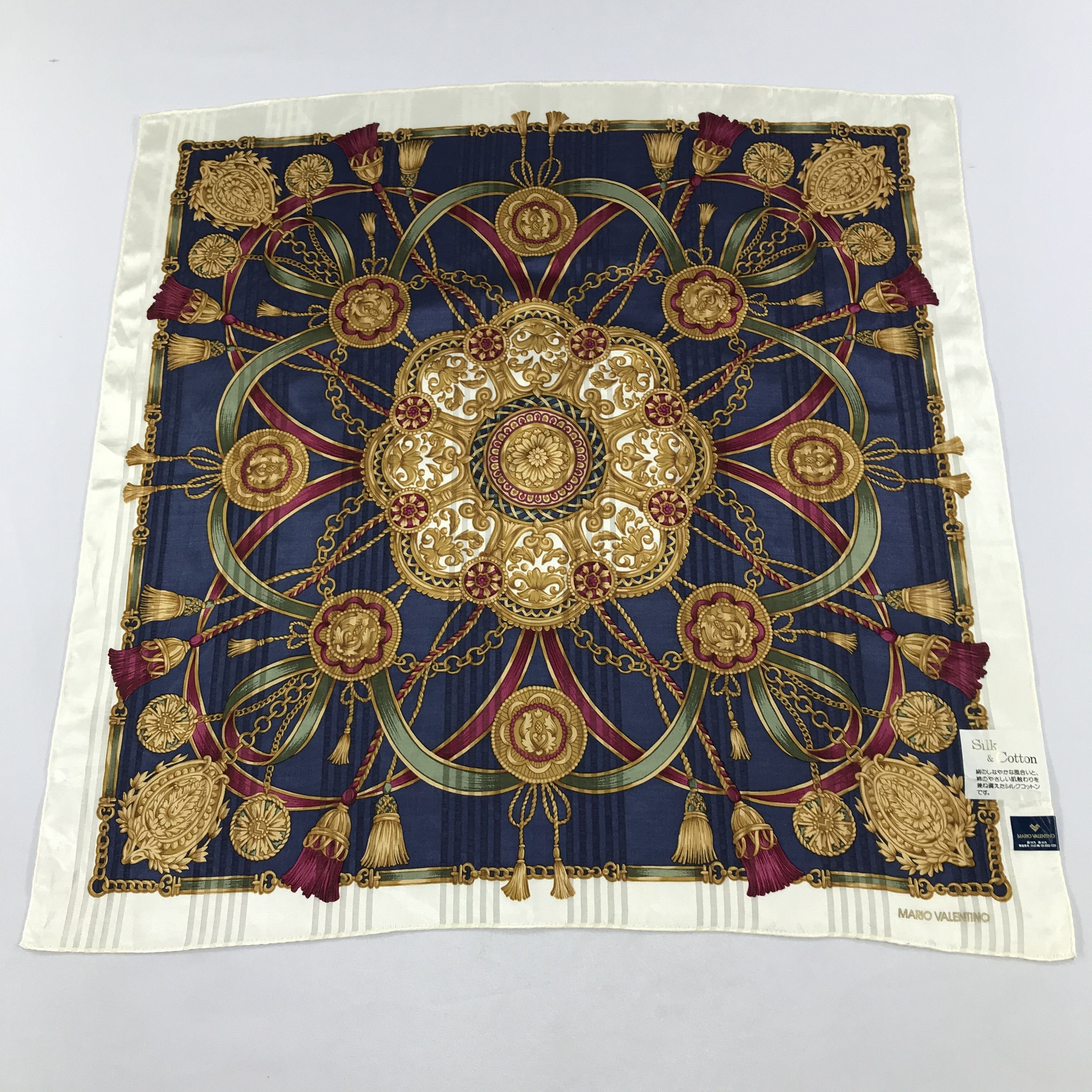 Mario Valentino Mario Valentino Handkerchief Neckerchief Bandana M91 Size ONE SIZE - 2 Thumbnail