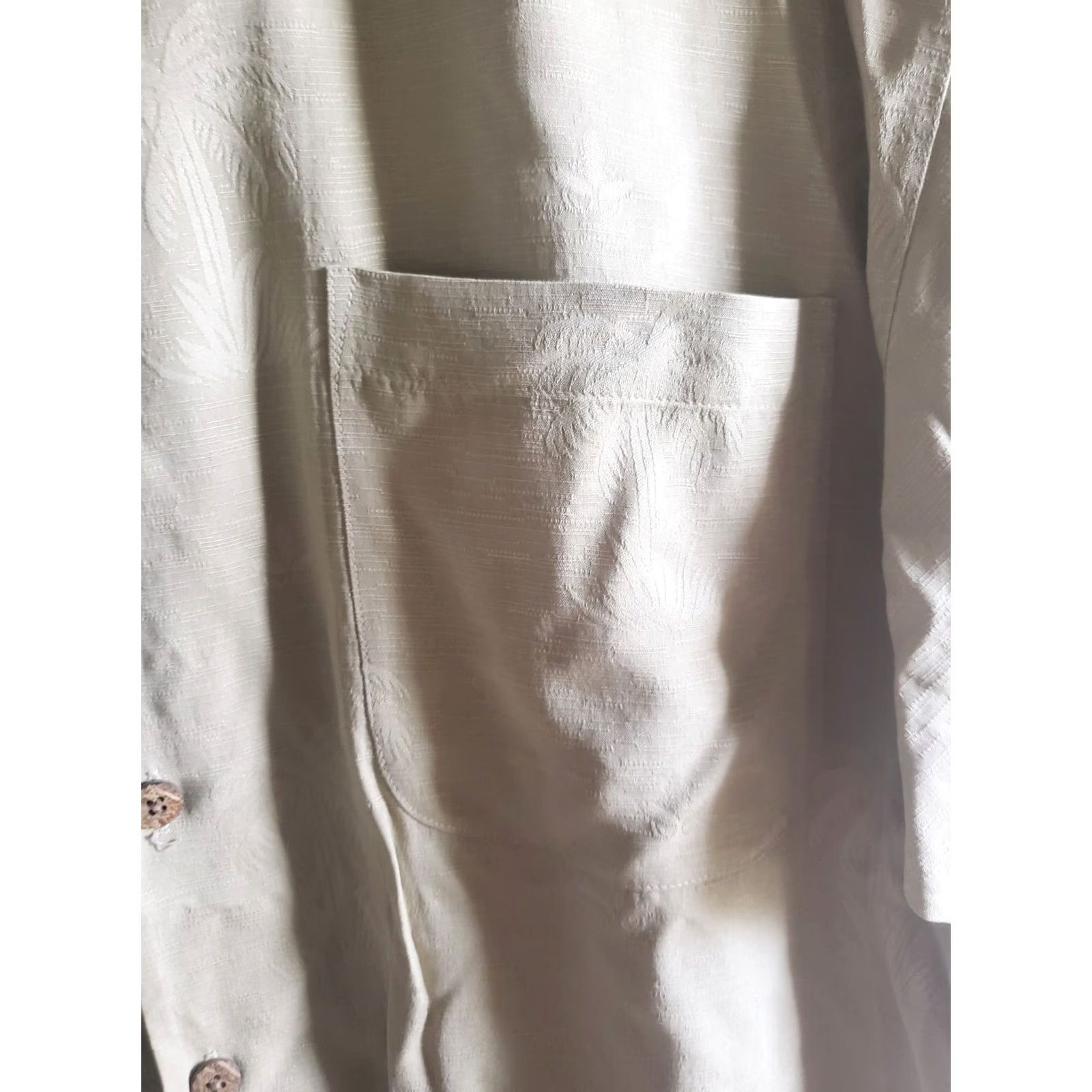 Tommy Bahama Tommy Bahama Shirt Mens L Silk Button-Down Short Sleeve Green 100% Silk Casual Beach Tropical Hawaii Size US L / EU 52-54 / 3 - 5 Thumbnail
