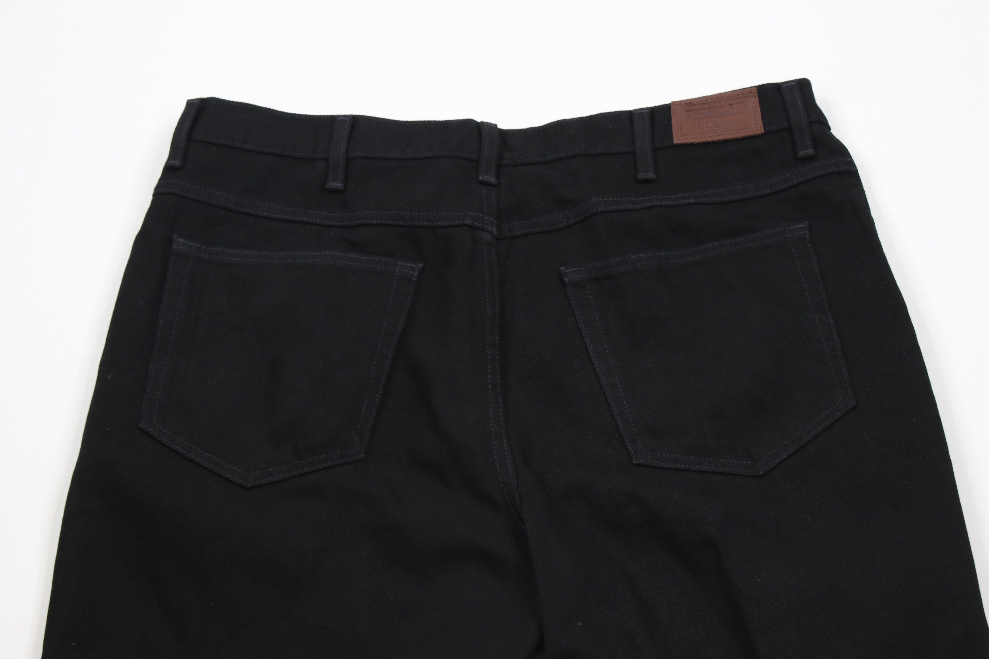 L.L. Bean × Vintage Vintage LL Bean Classic Fit Straight Leg Denim Jeans Black Size US 38 / EU 54 - 11 Thumbnail
