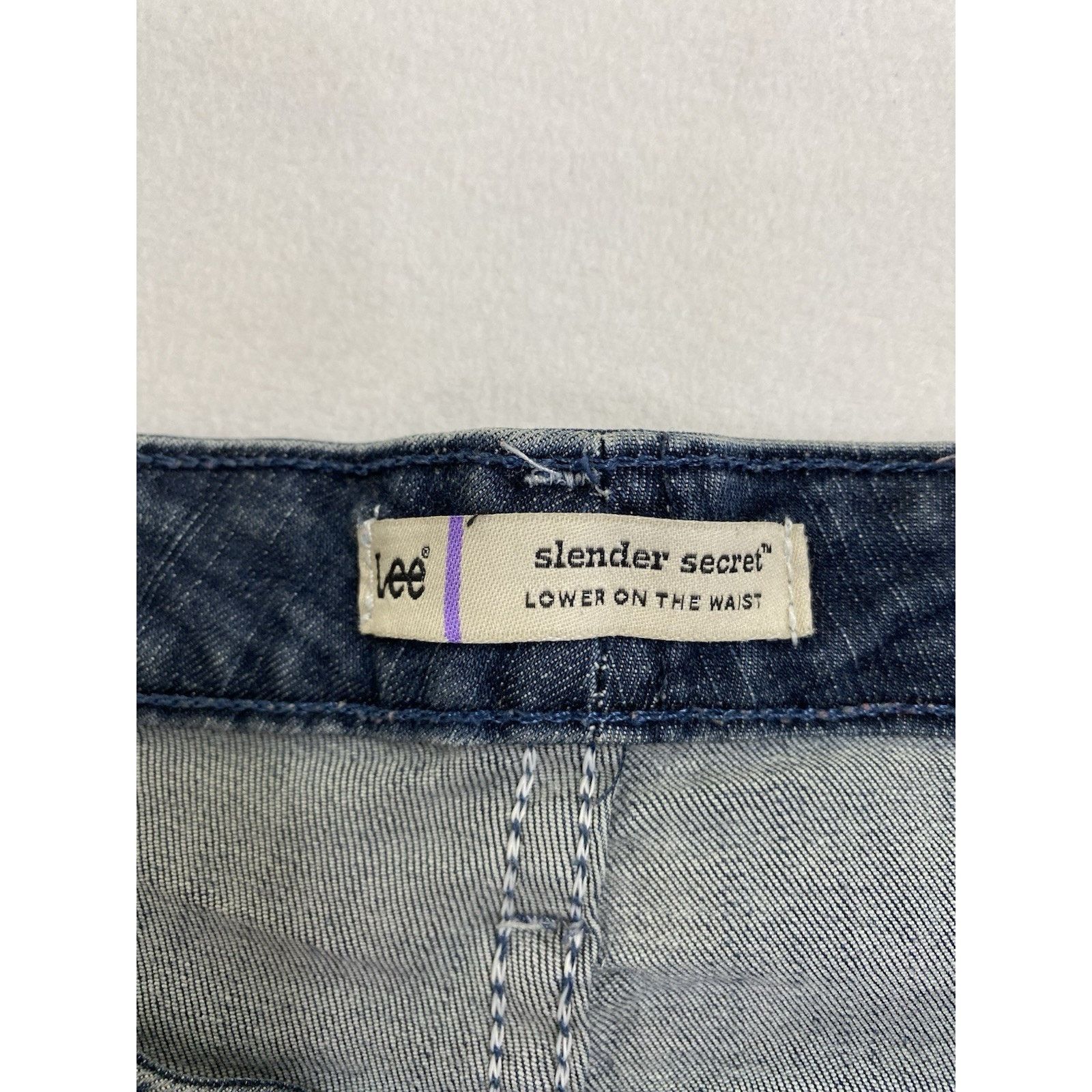 Lee Lee Jeans Women's Blue Bootcut 12 Short Flare Stretch Denim Size 32" / US 10 / IT 46 - 5 Thumbnail