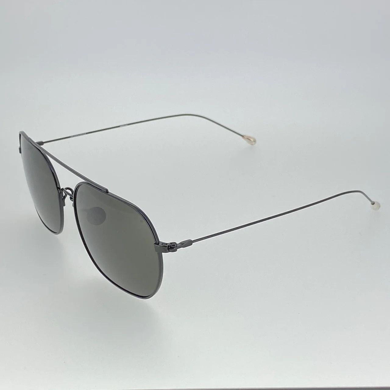 Ann Demeulemeester Ann Demeulemeester Sunglasses Shiny Black and Grey Size ONE SIZE - 8 Thumbnail