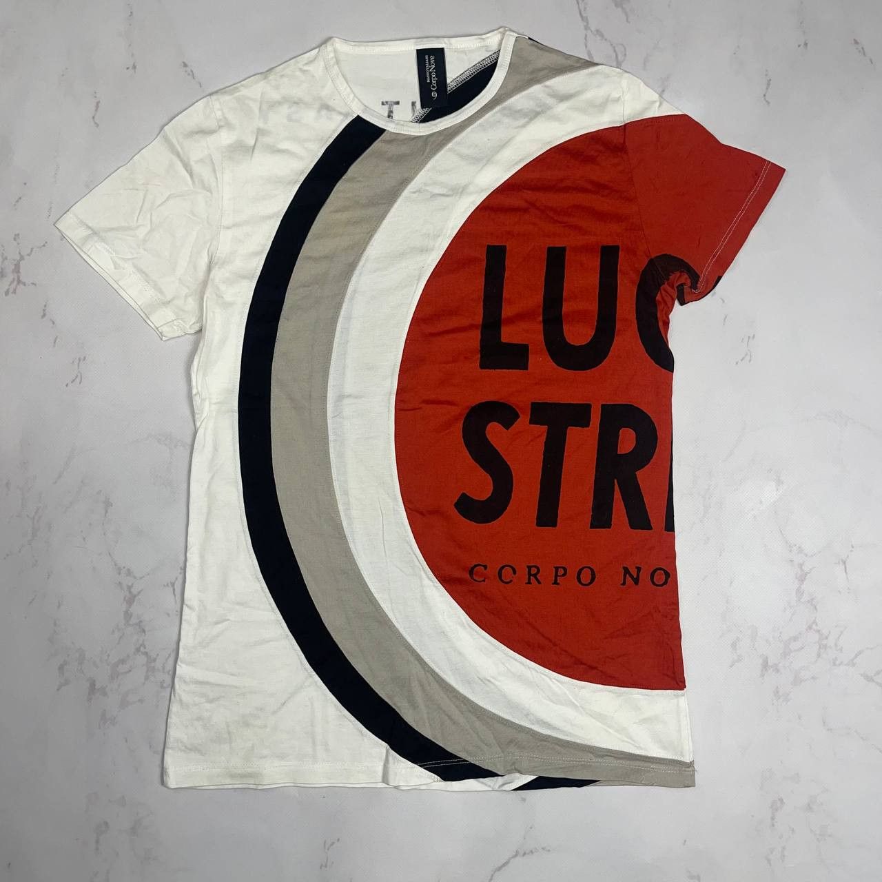 Vintage Band Tees × Vintage Other Lucky Stripe T-Shirt S Size Size US S / EU 44-46 / 1 - 1 Thumbnail