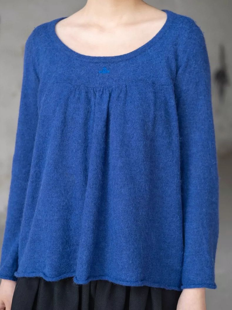Vivienne Westwood Blue and purple Saturn knit top