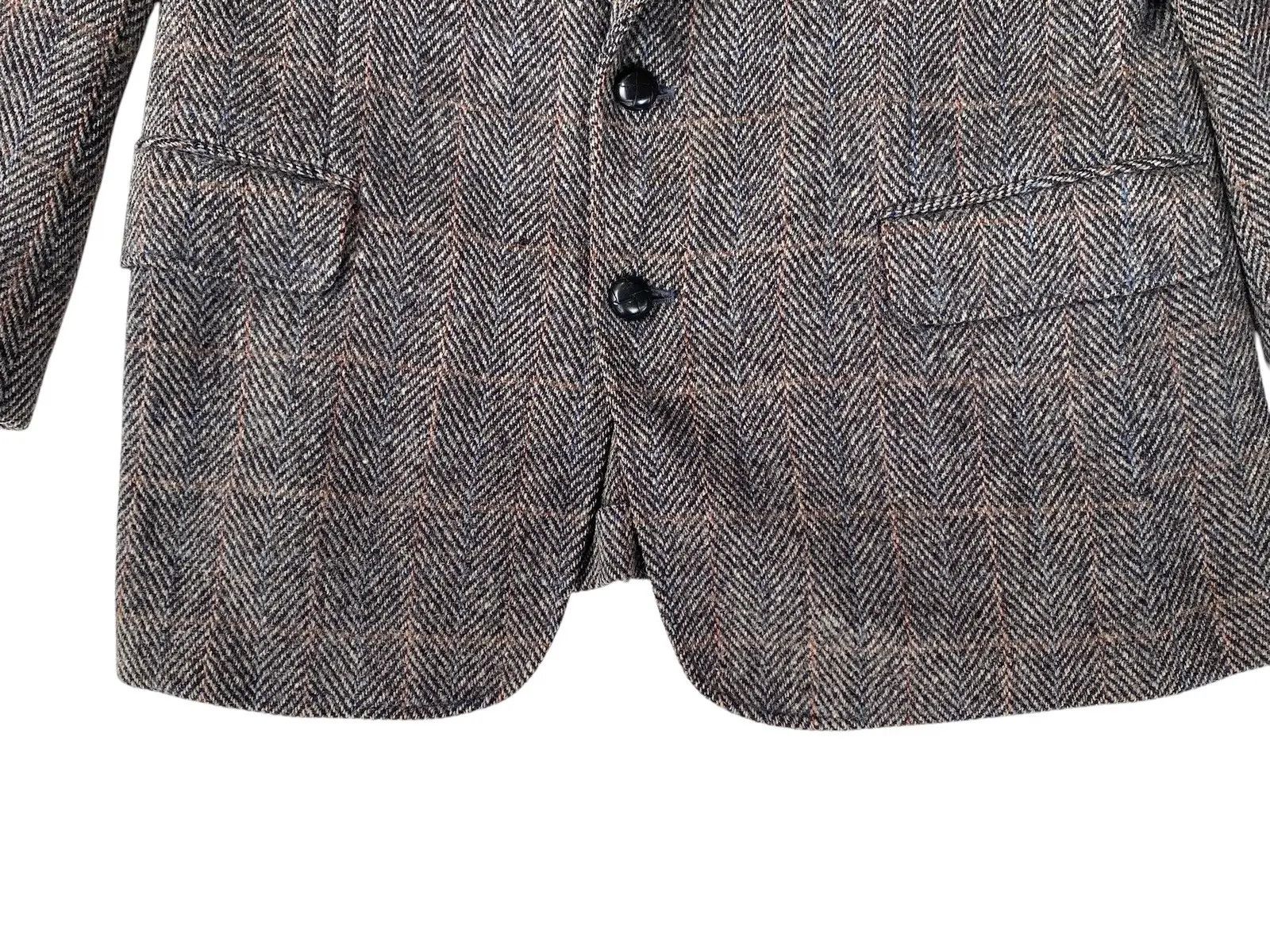 Harris Tweed Vtg Haris Tweed Wool Jacket Size 42S - 7 Thumbnail