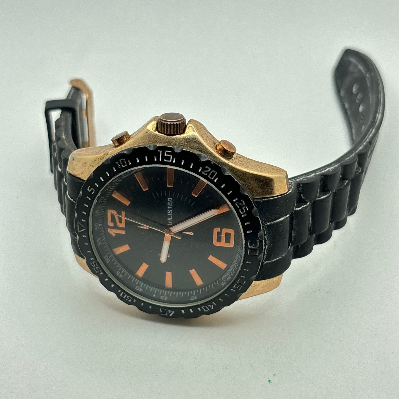Other Retro Black & Gold Men's Unlisted Watch Size ONE SIZE - 3 Thumbnail