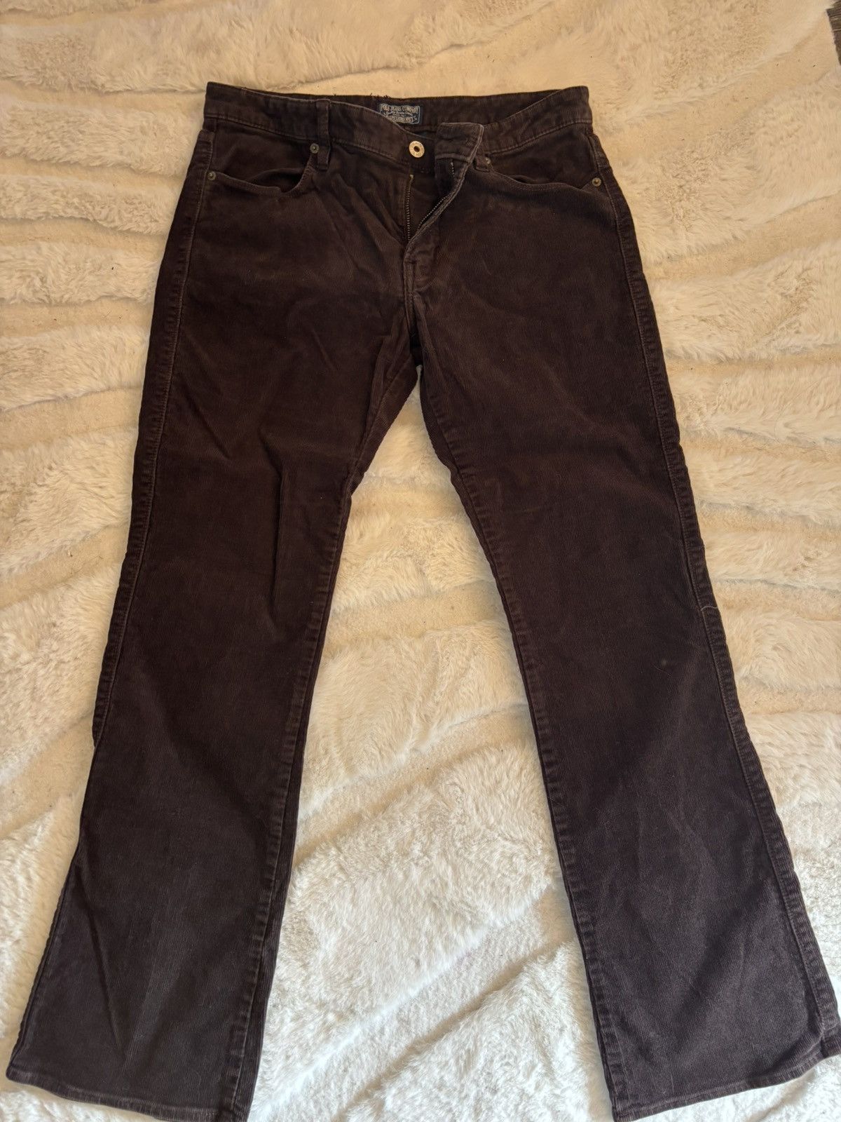 Polo Ralph Lauren Brown corduroy Polo Jeans Size 34" / US 12 / IT 48 - 3 Thumbnail