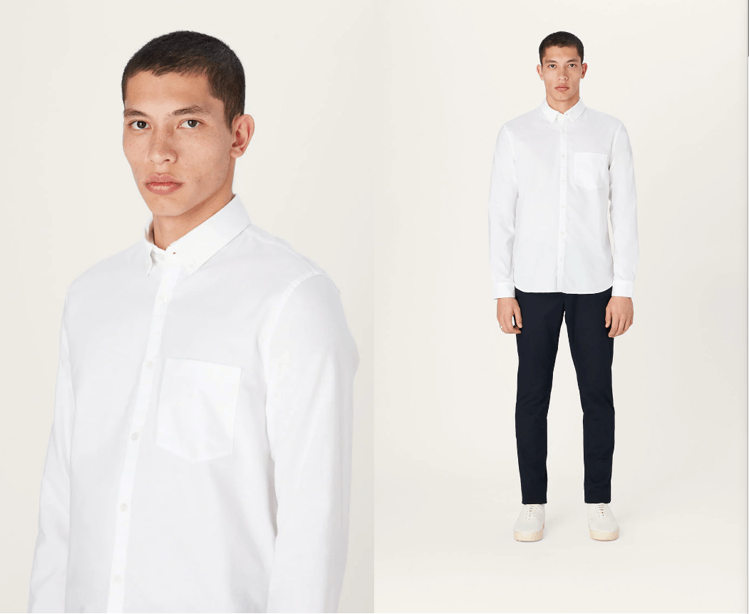 L'estrange London LESTRANGE The All Day Oxford Shirt - White Button Up Shirt Size US L / EU 52-54 / 3 - 1 Thumbnail