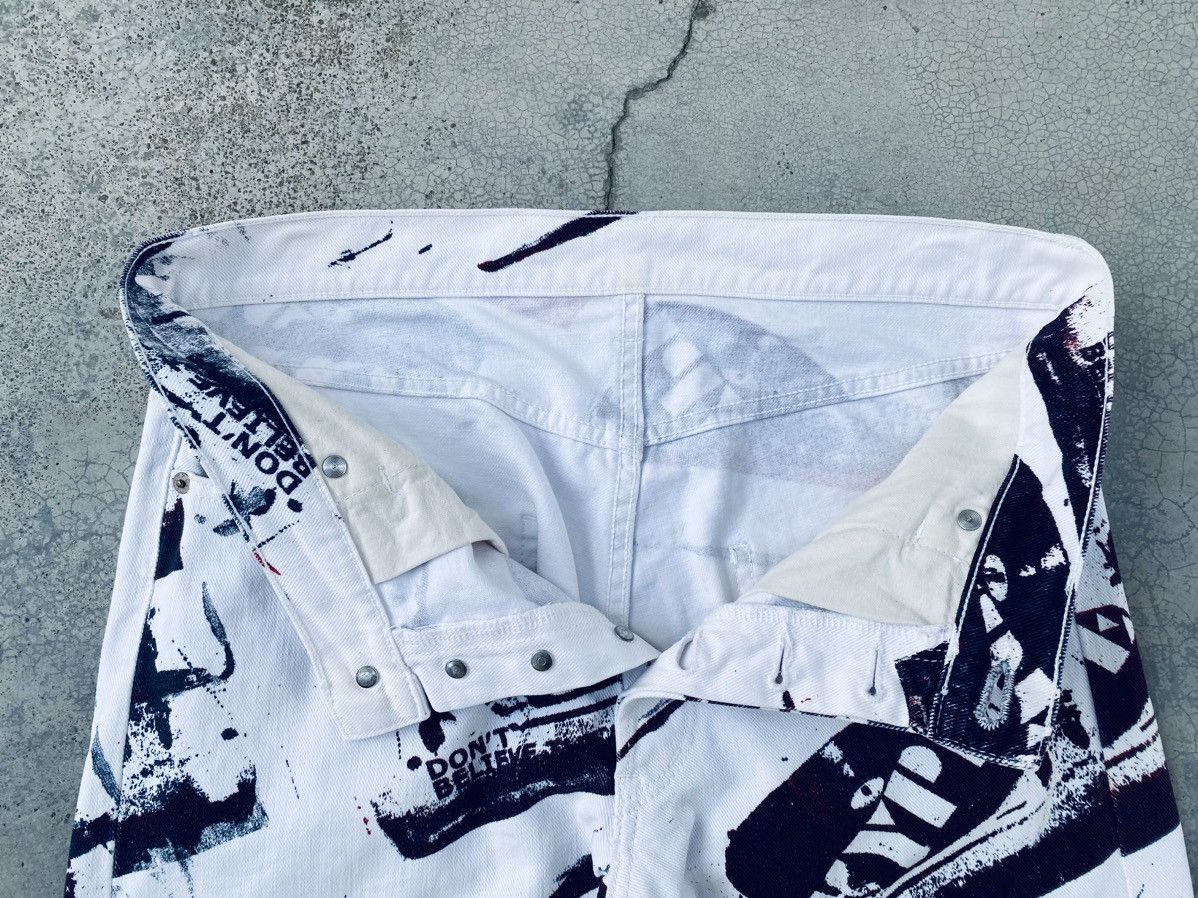 Japanese Brand Vintage 90s Ozone Rocks Painter Denim Pants Size US 32 / EU 48 - 13 Thumbnail