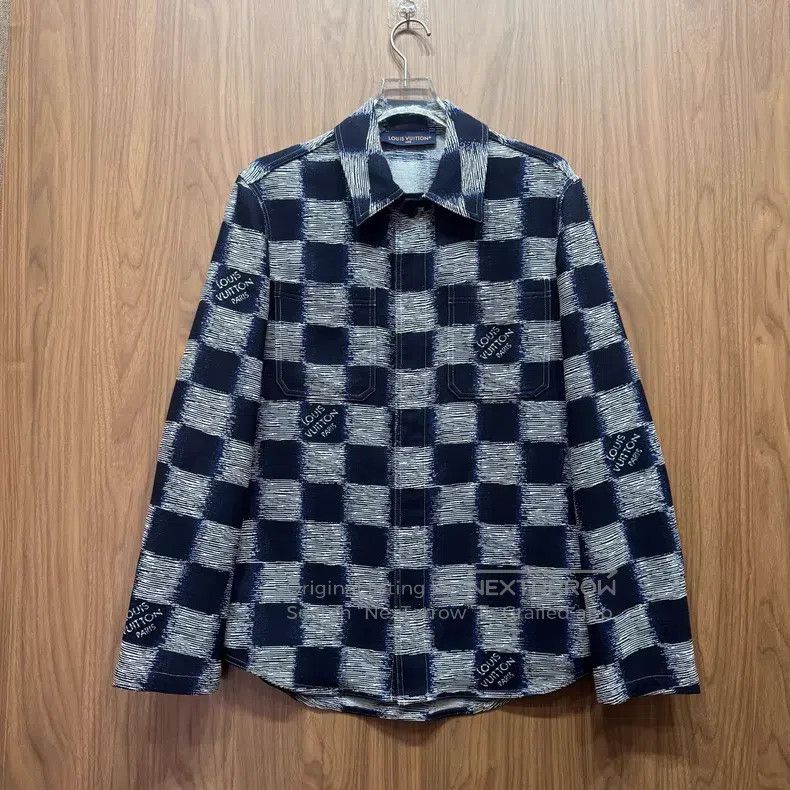 Louis Vuitton Louis Vuitton SS24 Checkerboard Embroidered Shirt Jacket Size US XS / EU 42 / 0 - 1 Thumbnail