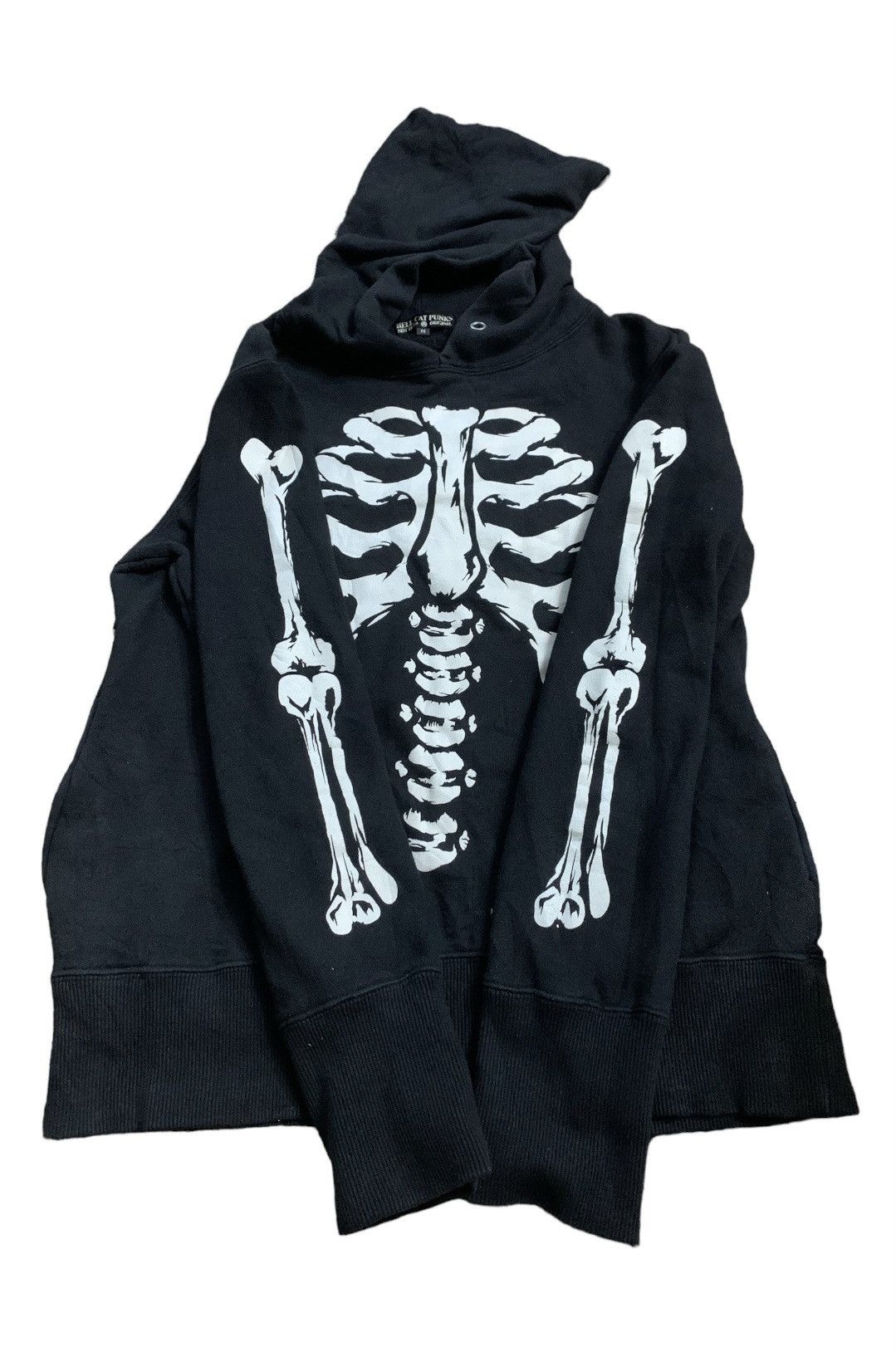 Japanese Brand SKALETON HELL CAT PUNKS NOT DEAD HOODIE INSPIRED KAPITAL Size US M / EU 48-50 / 2 - 5 Thumbnail