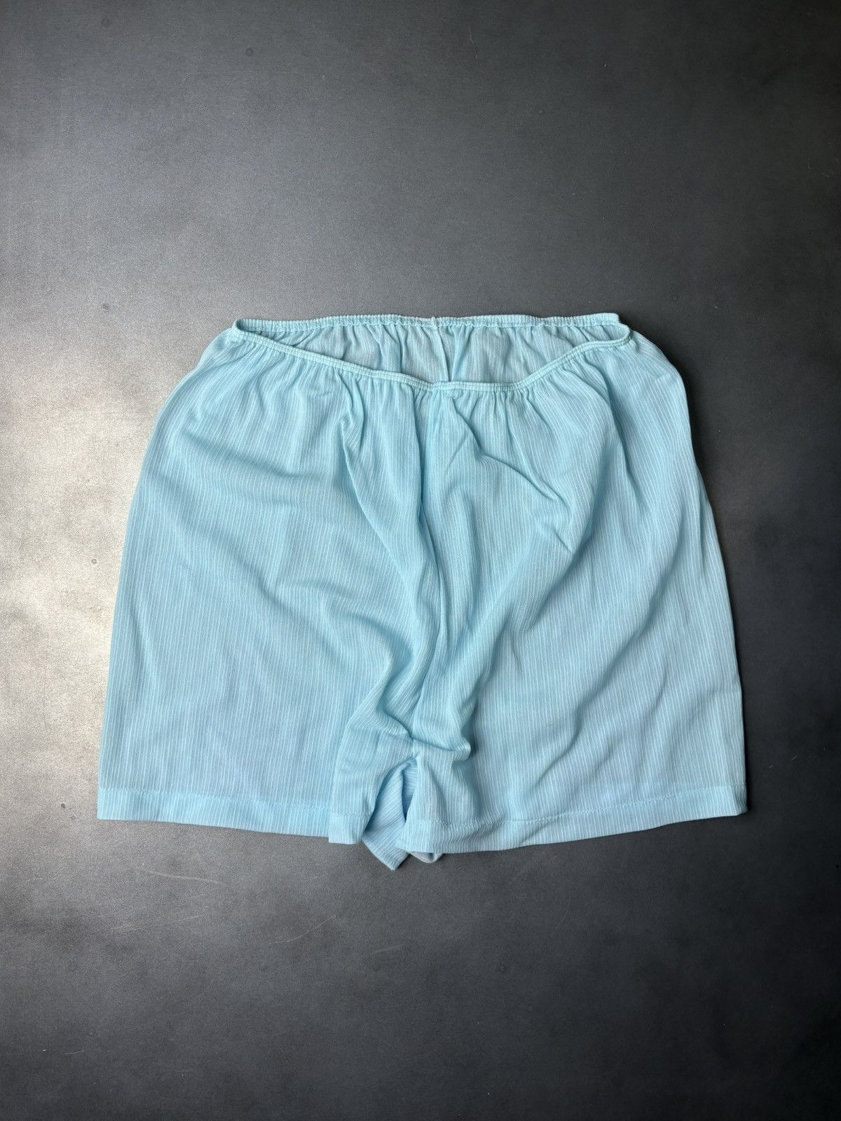 Marks & Spencer × Vintage 1960s Chiffon Boxers 70s Vintage Sheer Shorts Lace Panties Size ONE SIZE - 7 Thumbnail