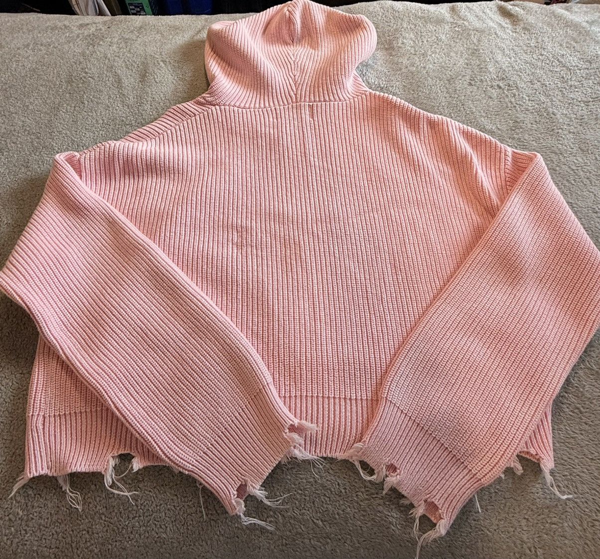 Other Scuffers Light Pink Knit Zipper Hoodie Size US S / EU 44-46 / 1 - 2 Thumbnail