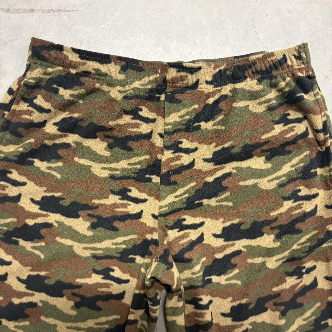Vintage Crazy Vintage Y2K/2000s Super Baggy Wideleg Highland Camo Grunge Sweatpants! Size US 40 / EU 56 - 3 Thumbnail