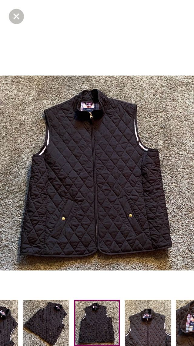 Lands' End Lands End Woman’s Brown Quilted Best 2X Size XXL / US 16-18 / IT 52-54 - 4 Thumbnail