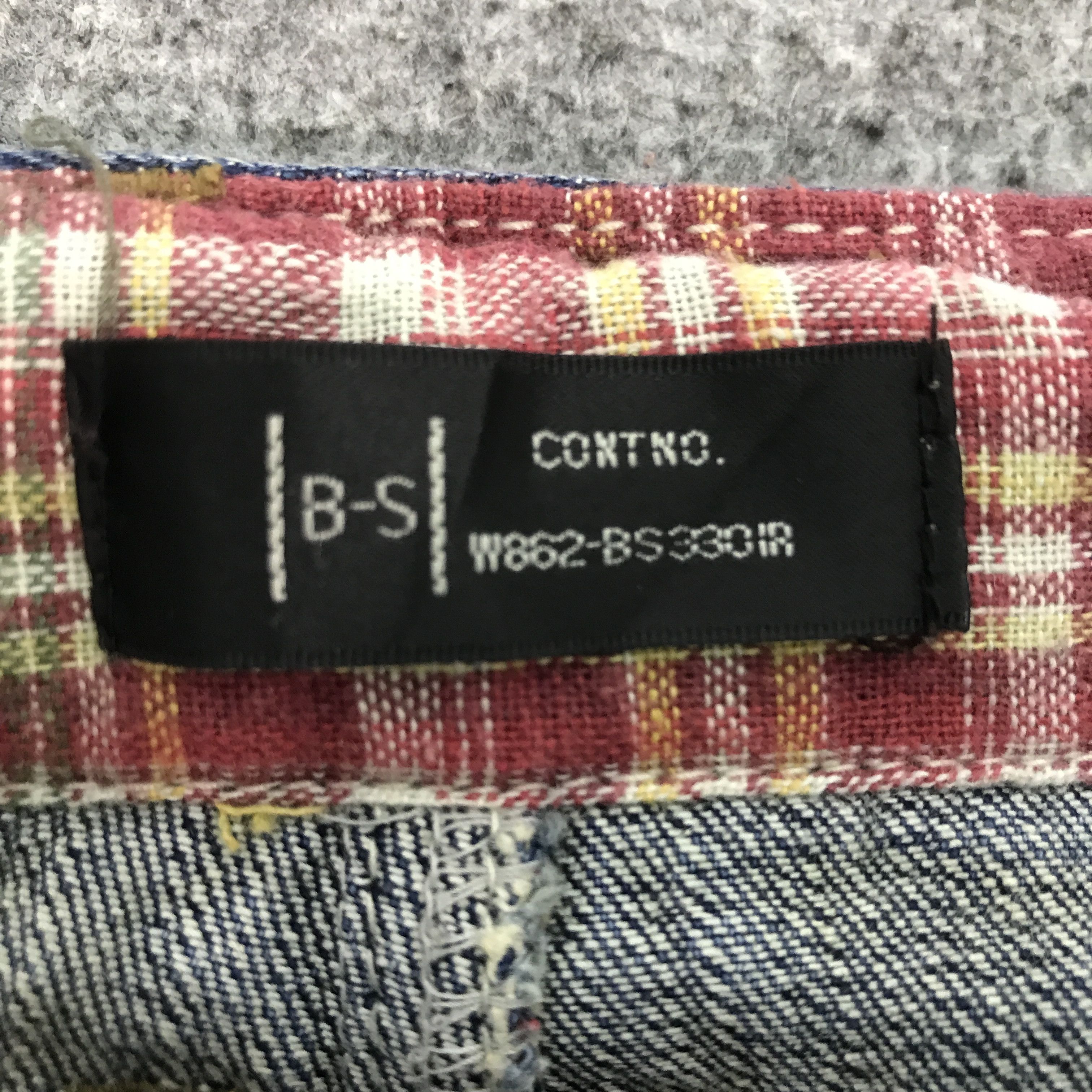 Japanese Brand Double waist design contno. denim Pants Size US 30 / EU 46 - 14 Thumbnail
