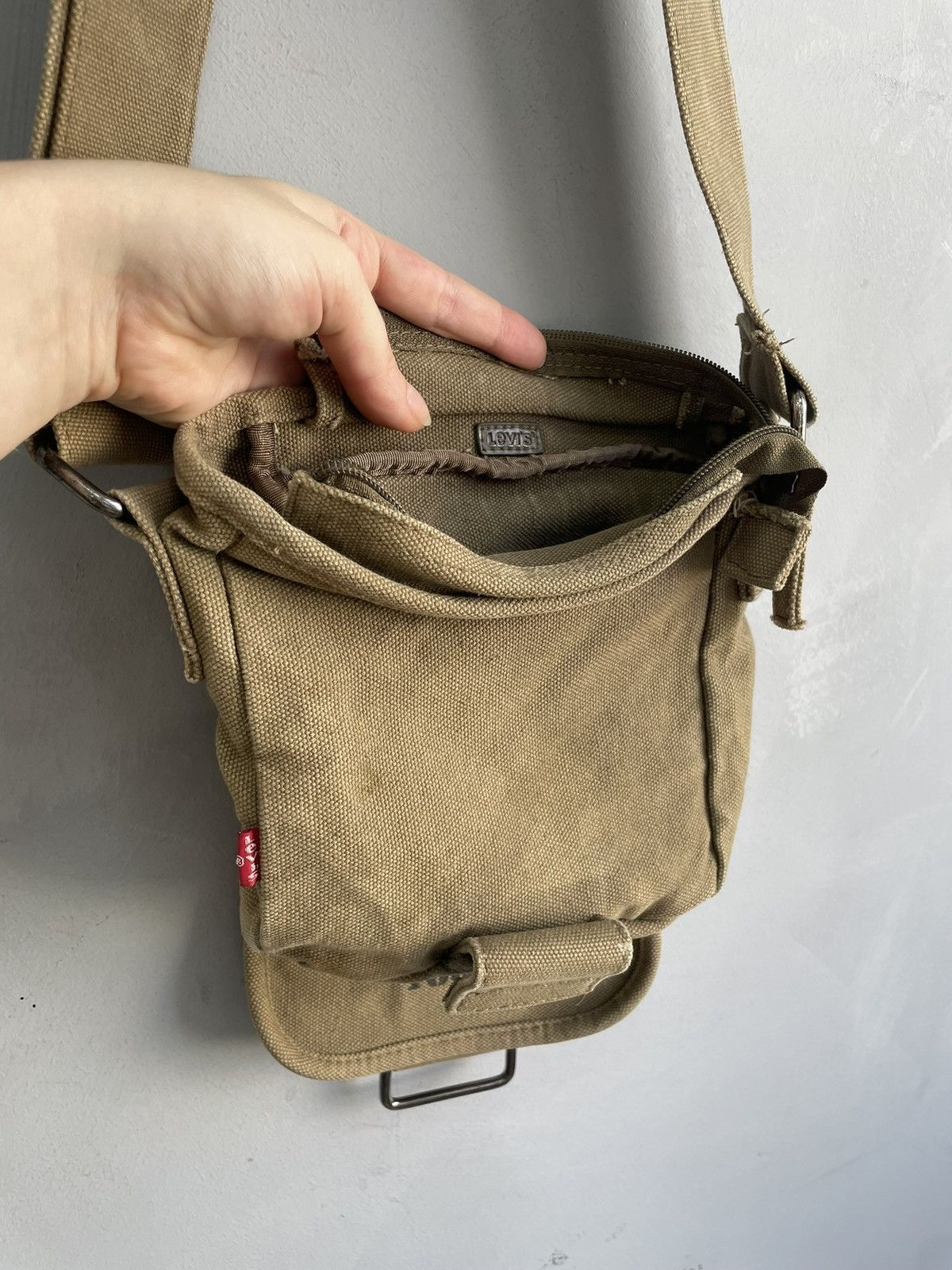 Levi's Rare canvas Levis vintage diesel style bag army Size ONE SIZE - 9 Thumbnail