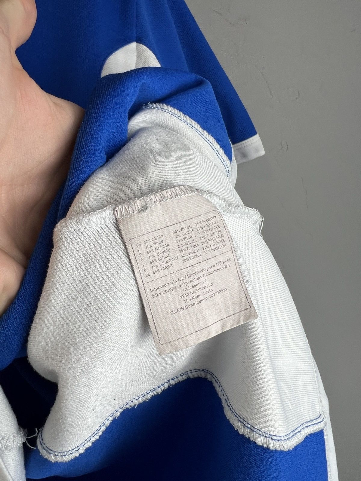 Nike × Vintage Vintage Y2K 90s Nike Air Center Swoosh Nylon jersey Size US M / EU 48-50 / 2 - 8 Thumbnail