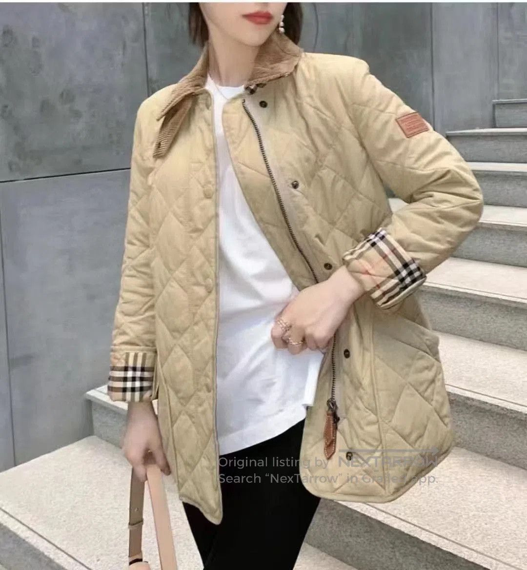 Burberry Burberry Beige Cotton Coat XS. Size XS / US 0-2 / IT 36-38 - 1 Thumbnail
