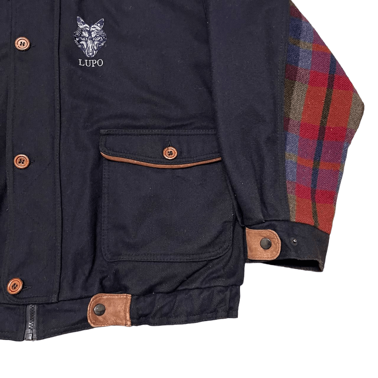 Vintage Vintage Lupo As Wool Bomber Style Jacket Made in Norway Size US M / EU 48-50 / 2 - 4 Thumbnail