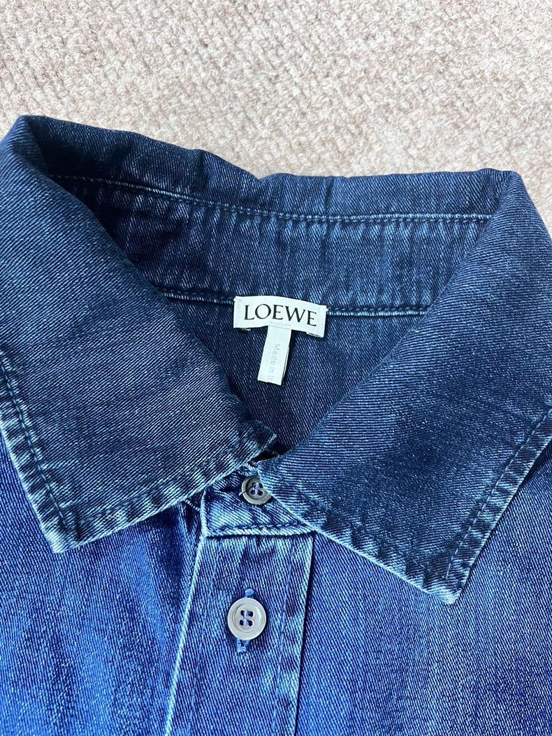 Loewe LOEWE size50 Black and white patchwork baggy jeans Size US XL / EU 56 / 4 - 3 Thumbnail