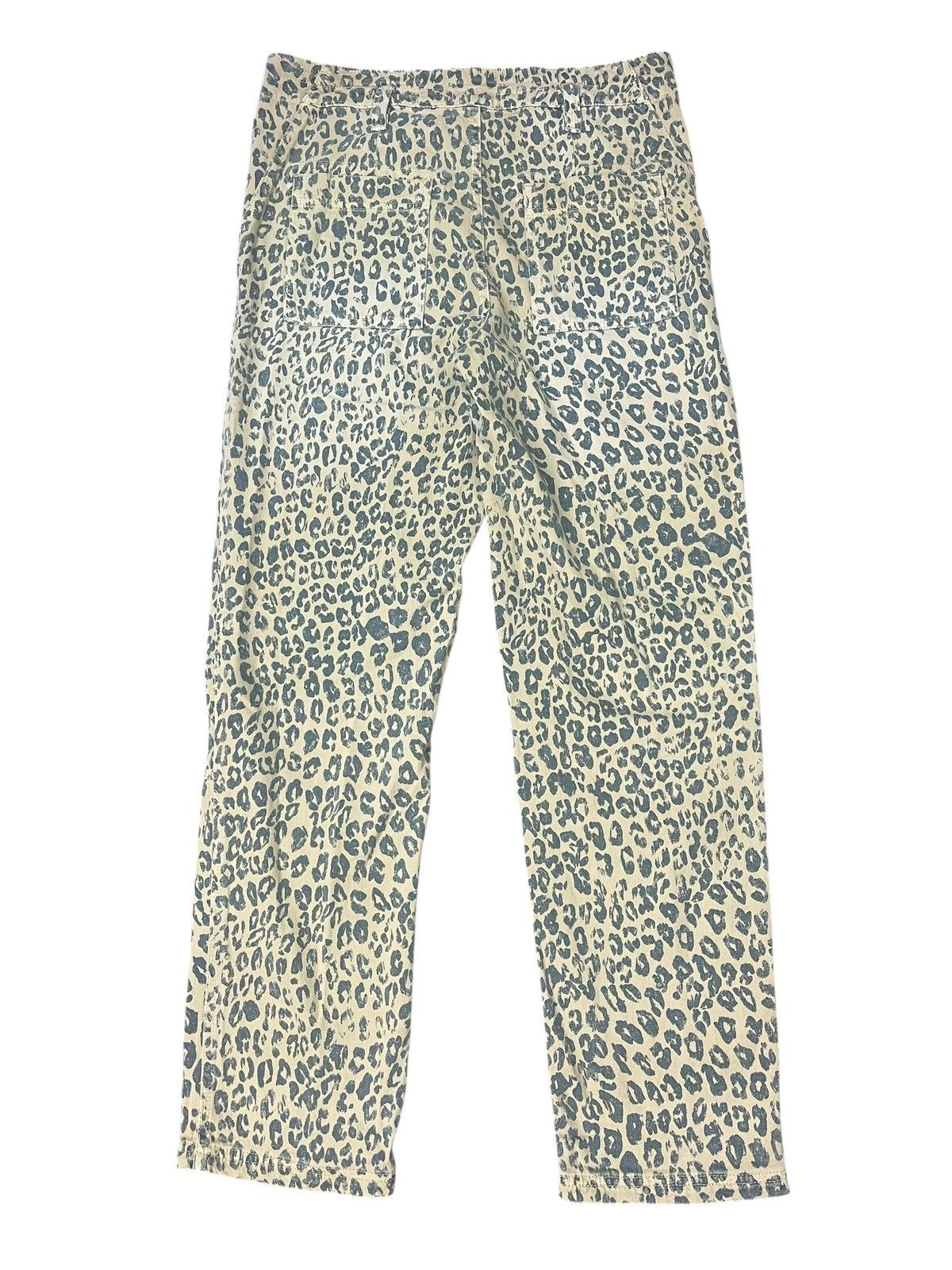 Japanese Brand Vintage Pilcro Jeans Leopard Pattern Fullprint Double Knee Size US 33 - 2 Thumbnail