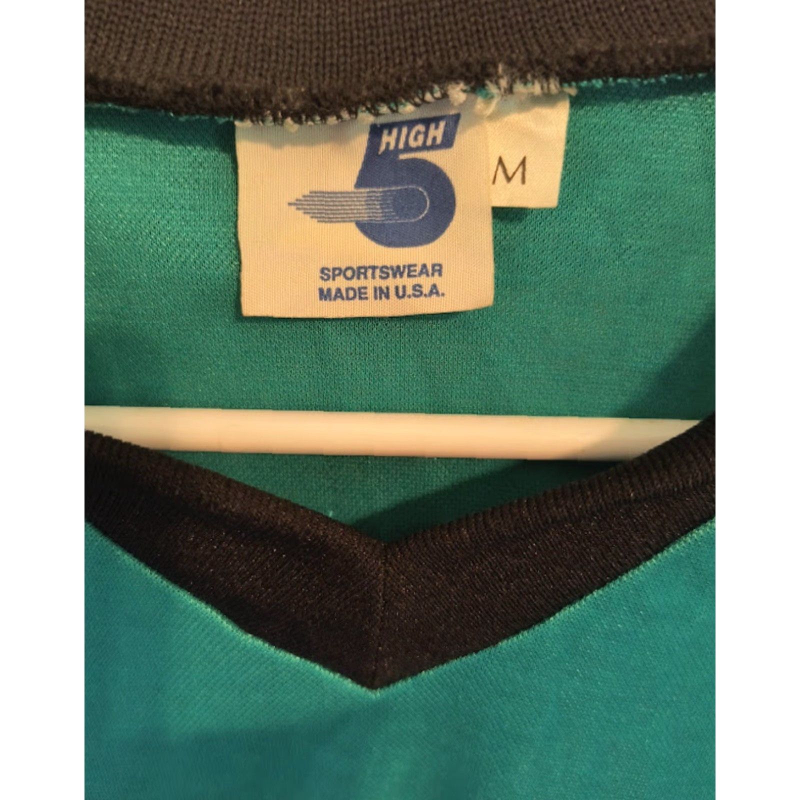 Vintage VINTAGE High Five 90s Soccer Polo Shirt Mens M Blue NWOT Deadstock US Made Size US M / EU 48-50 / 2 - 3 Thumbnail